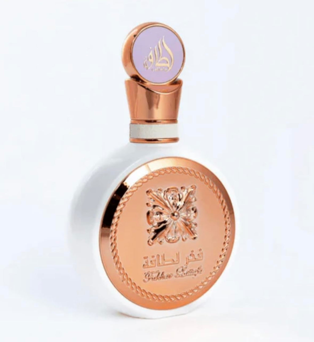 Fakhar for Men Black Eau de Parfum, 100 ml, arabisches Parfüm für Herren, lange Haltbarkeit, Import aus Dubai, inklusive nachfüllbarem Zerstäuber, 5 ml