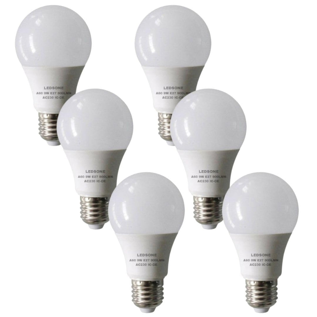 6 Pack LED E27/B22 Non Dimmable 5W-22W Cool White 6400K Energy Saving Bulb~6294
