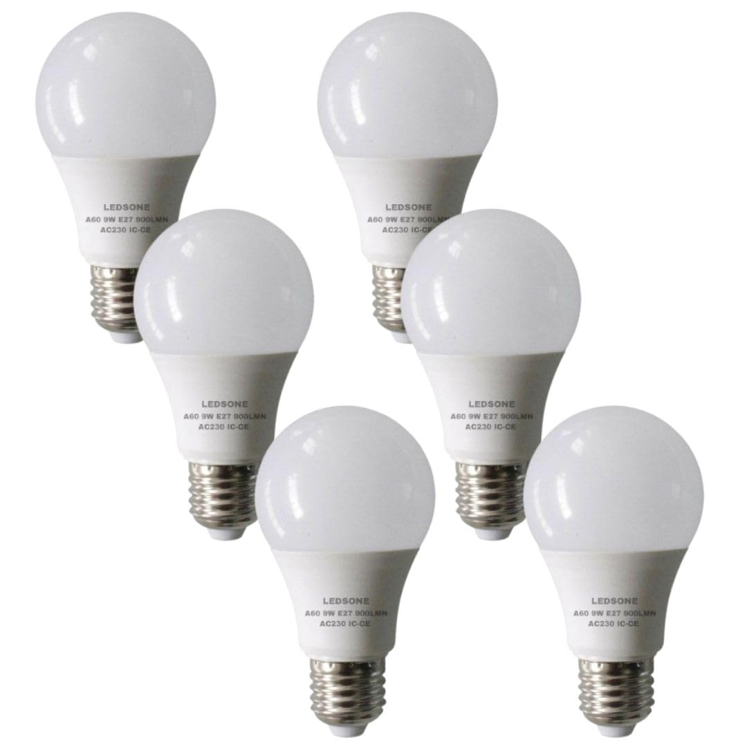 6 Pack LED E27/B22 Non Dimmable 5W-22W Cool White 6400K Energy Saving Bulb~6294