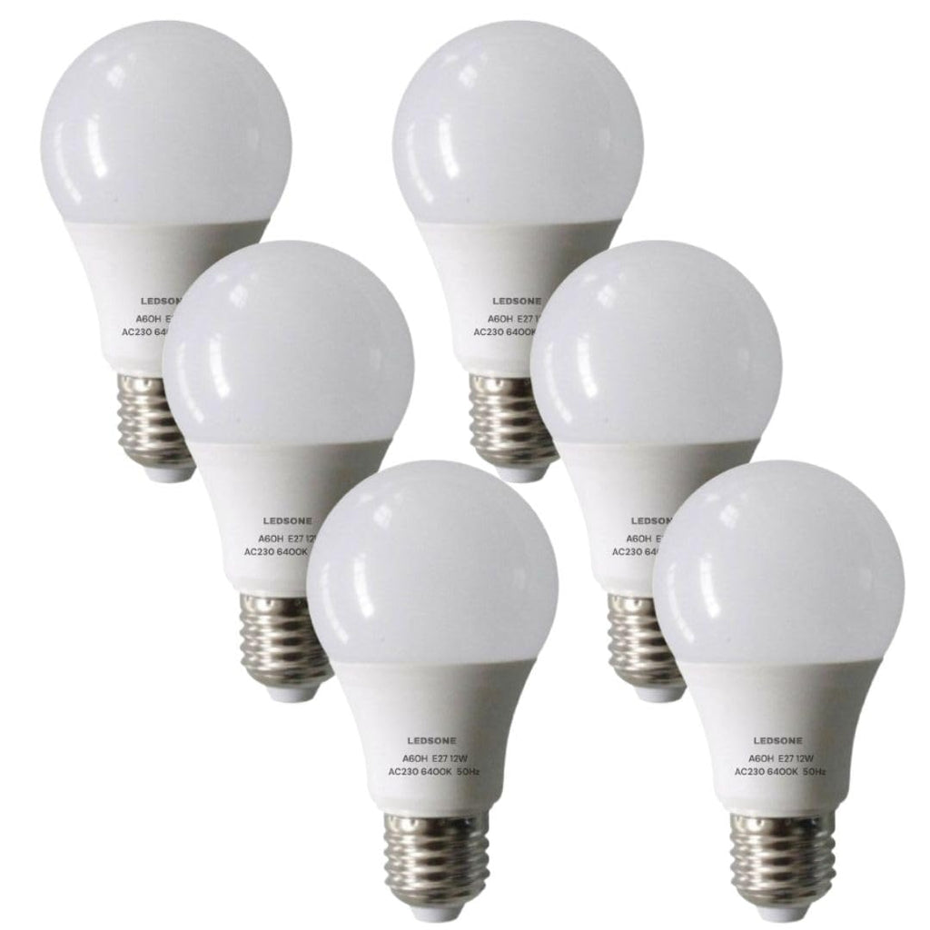 6 Pack LED E27/B22 Non Dimmable 5W-22W Cool White 6400K Energy Saving Bulb~6294