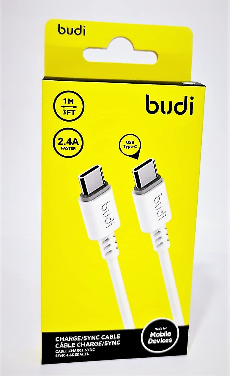 SDMAX USB C to USB C Fast Charger Cable, USB Type C 2.4A PD Fast Charging Lead For Mobile Phones, Safe And Reliable, Durable And Long Service, Universal Compatibility