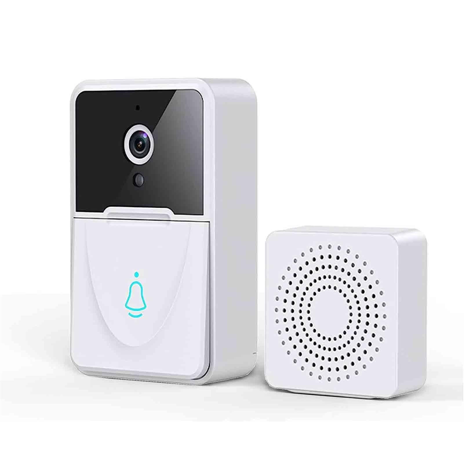 Video Doorbell, Wireless Doorbell WiFi Outdoor HD Camera Intercom, Wireless Video Doorbell with Camera, WiFi Smart Wireless Security Doorbell