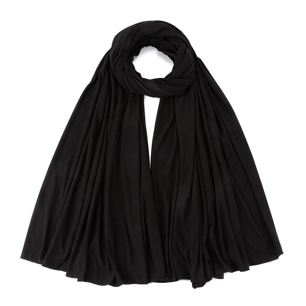 London Scarfs PREMIUM QUALITY BIG SIZE JERSEY HIJAB SCARF SHAWL SUPER STRETCHY MAXI LYCRA WRAP