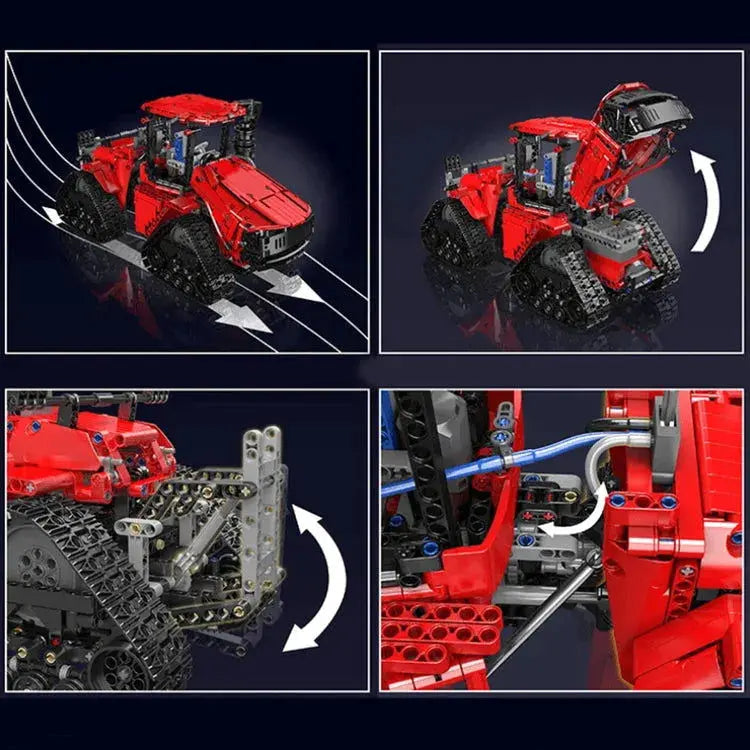 REMOTE CONTROLLED PNEUMATIC CRAWLER TRACTOR 1697PCS