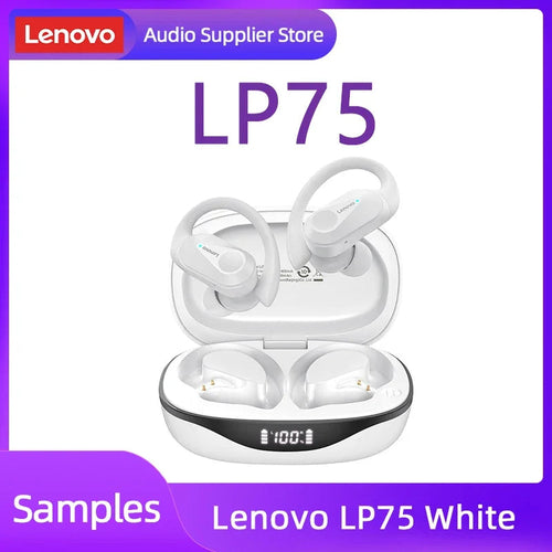 Original Lenovo LP75 TWS Bluetooth V5.3 Headphones Wireless LED