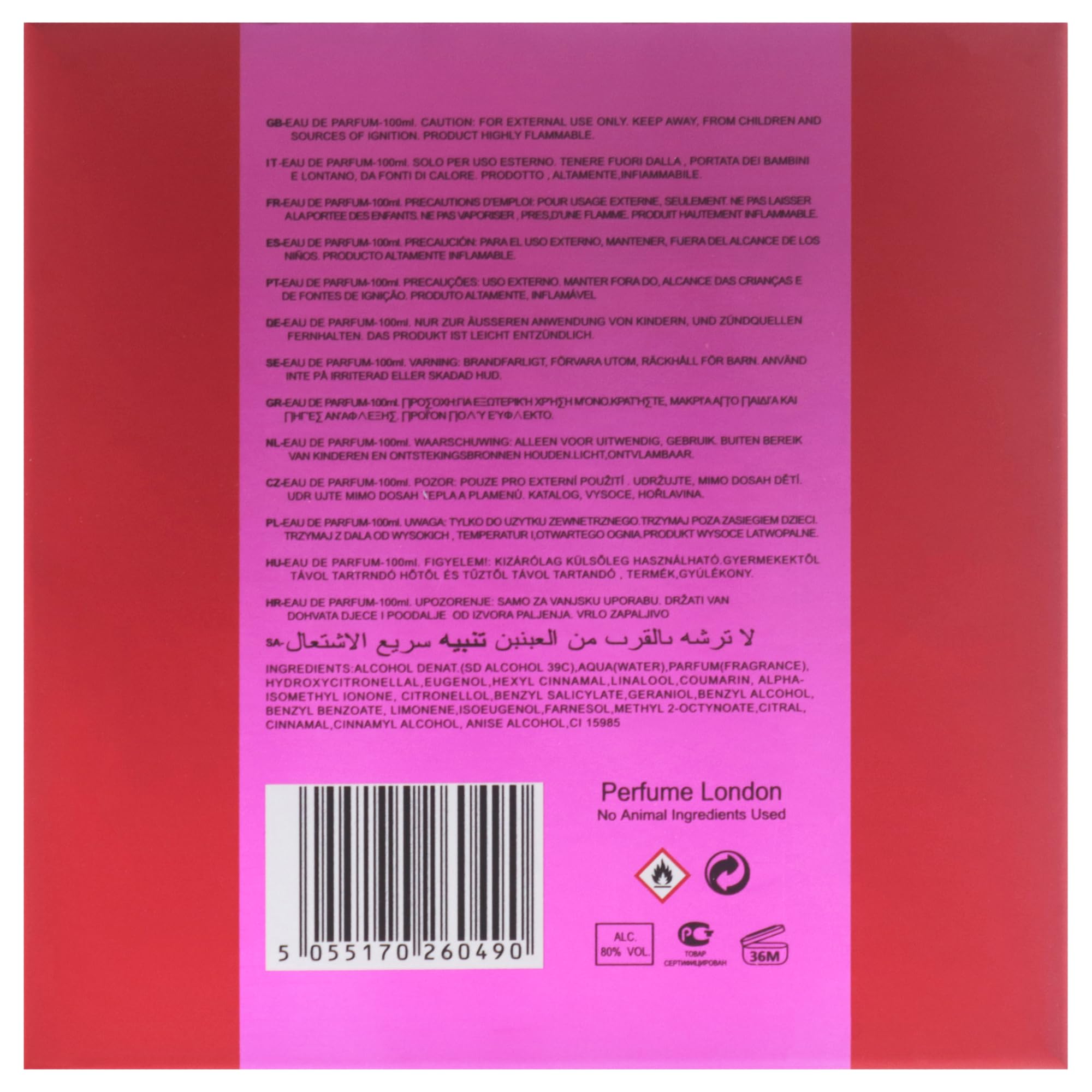 Eternal Romance Ladies perfume Eau De Parfum 100ml 100ml EDP Spray