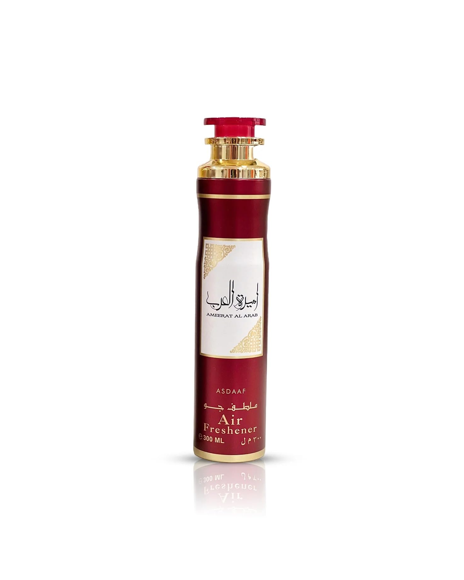 Ameerat Al Arab Asdaaf Air Freshener, 300 ml, Burgundy and Gold