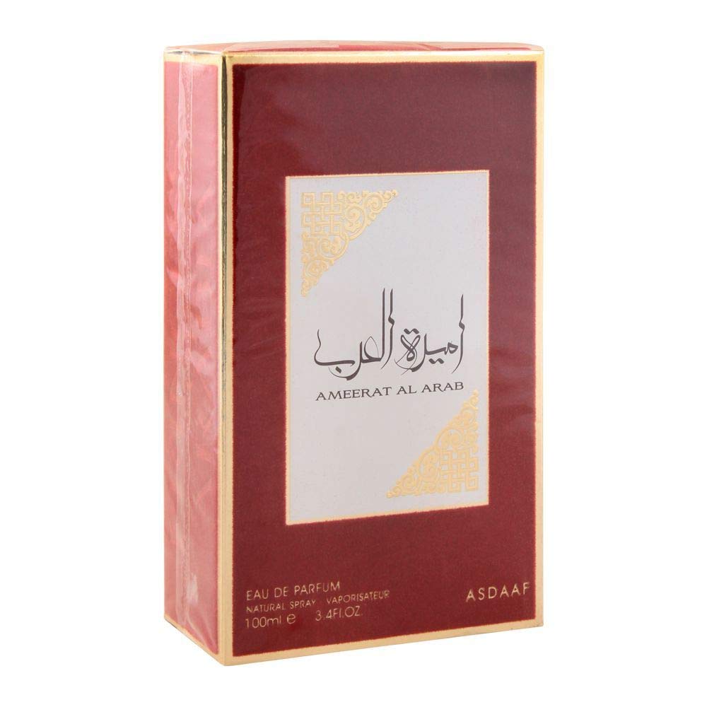 Perfume AMEERAT AL ARAB 100 ml Women Eau de Parfum Arabic Oudh Oriental Perfume Girl Attar Musk NOTES: Citrons, Fleur, Fruit, Musc, Vétiver