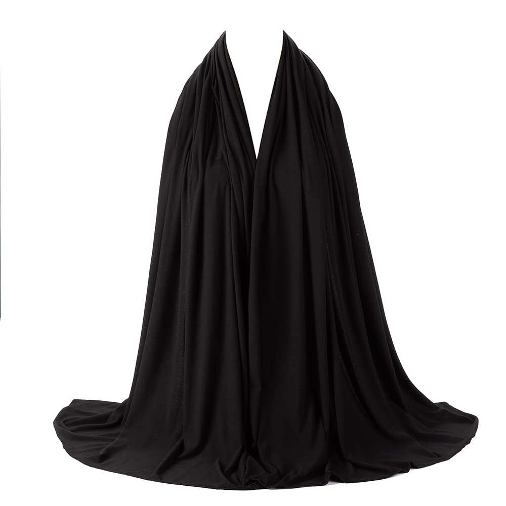 London Scarfs PREMIUM QUALITY BIG SIZE JERSEY HIJAB SCARF SHAWL SUPER STRETCHY MAXI LYCRA WRAP
