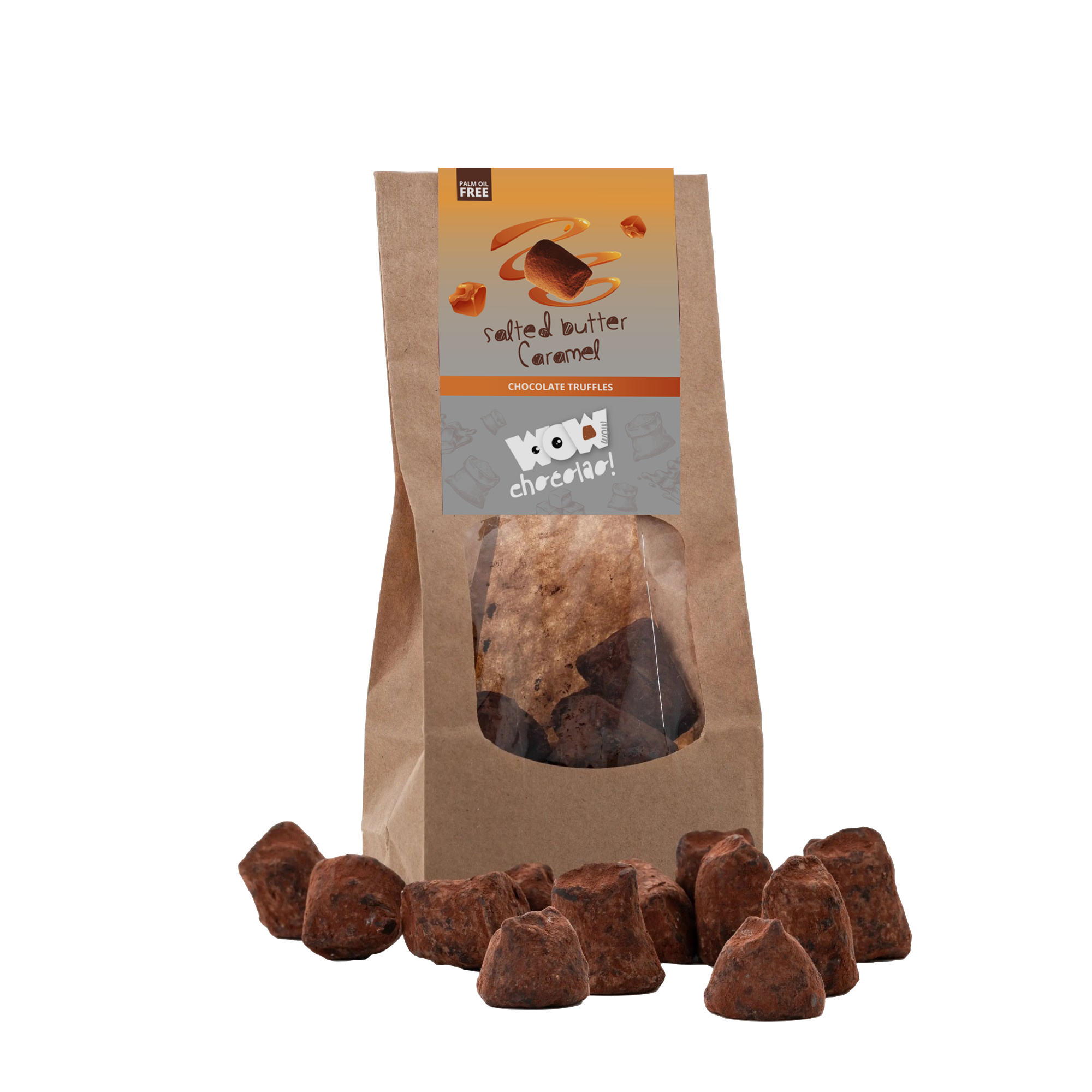 Salted Caramel Chocolate Truffles - Biodegradable bags 130g