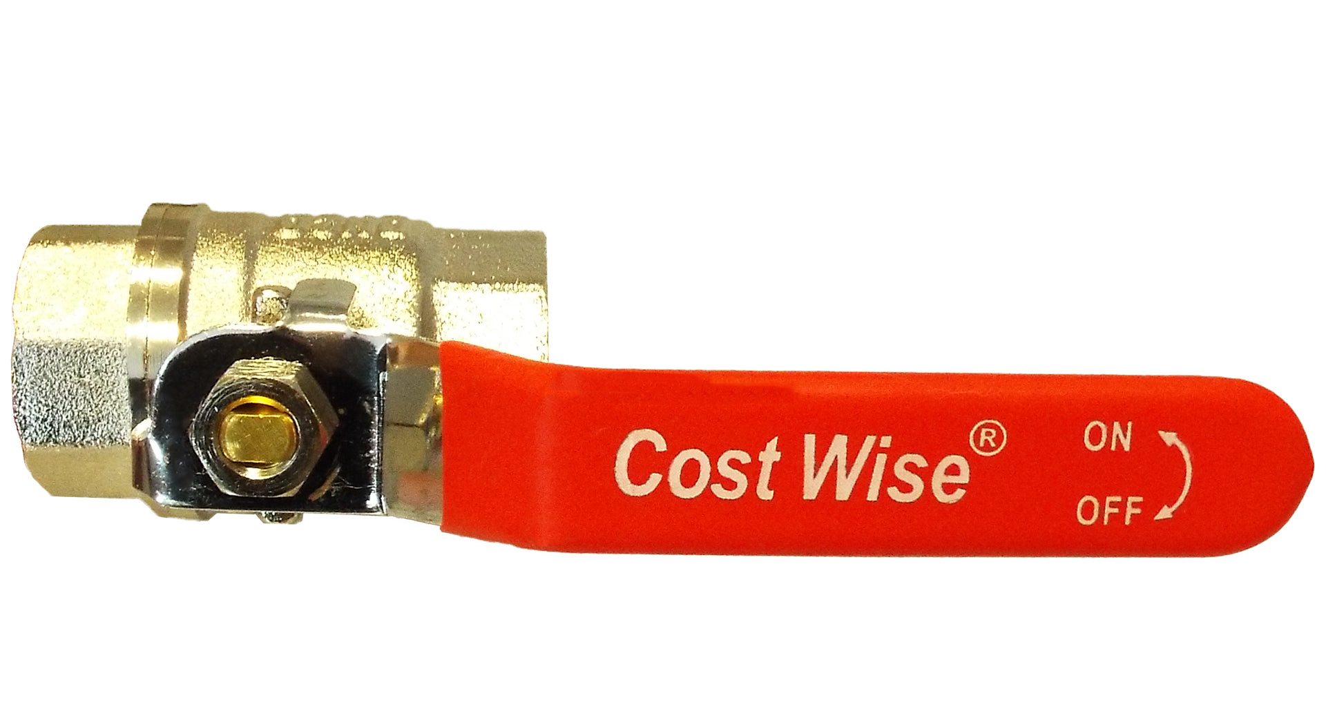 Brass Nickel-Plated Lever Valve 1" BSPF